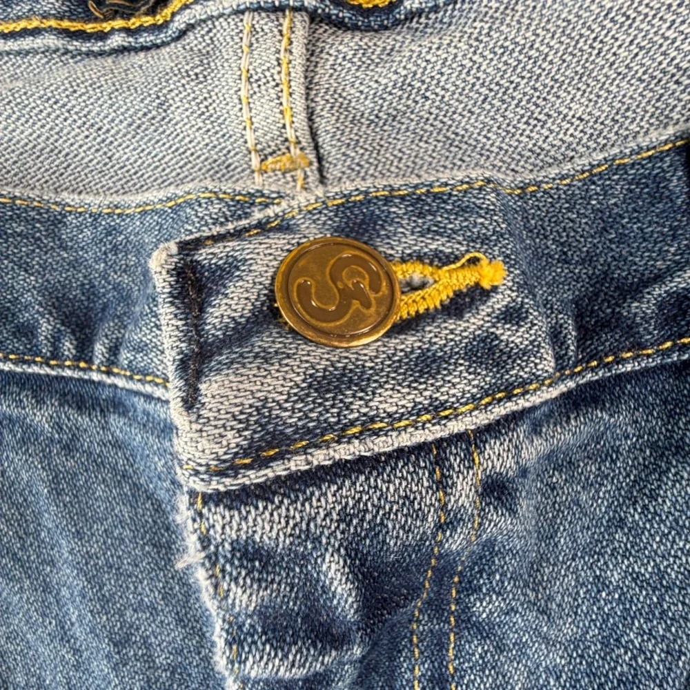 Wrangler George Strait Cowboy Cut Jeans Mens 35x30 Medium Wash Western Denim
